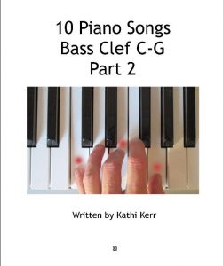 10 piano songs bass clef part 2