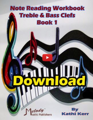 Note Reading Workbook Book 1 Piano Method Books And Singing Method Books