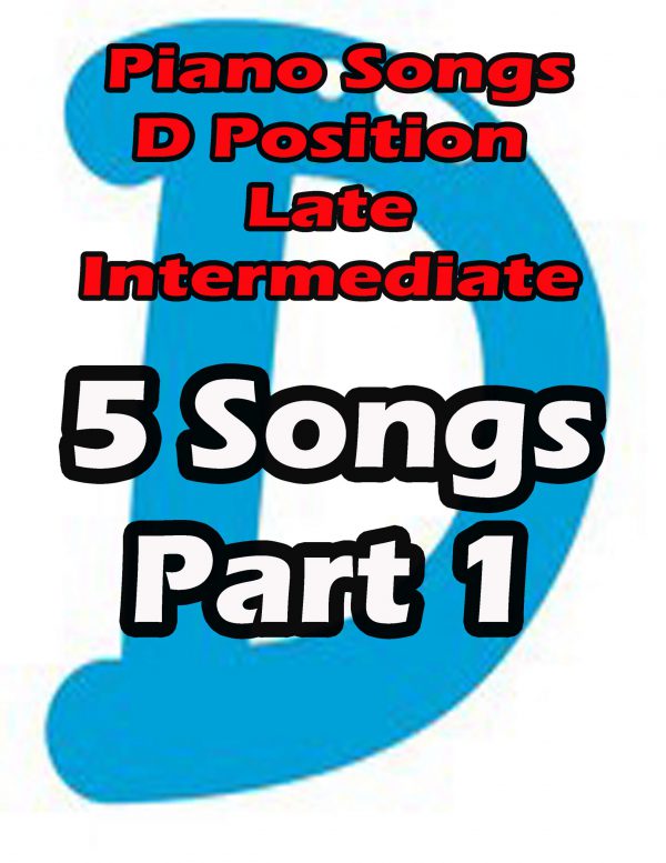 Piano Songs Sheet Music Late Intermediate