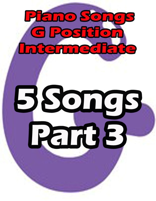 Piano sheet music G Position Intermediate
